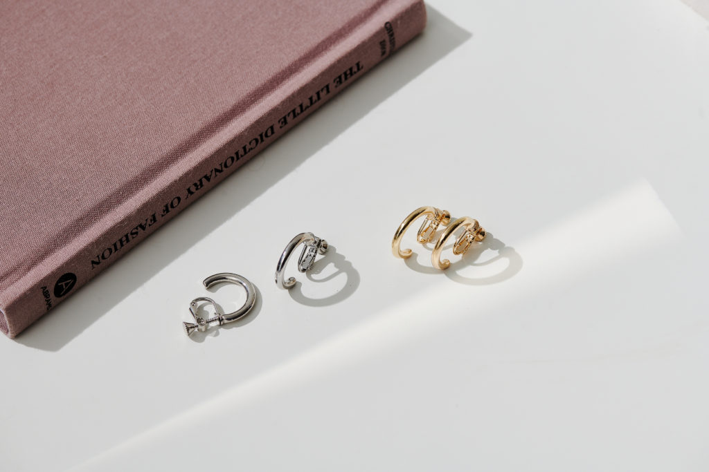 Eco安珂飾品，韓國耳環，夾式耳環，小耳環，C圈耳環