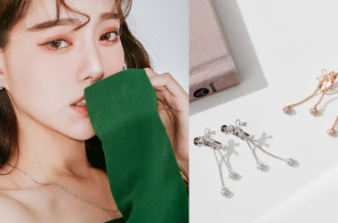 Eco安珂飾品，韓國耳環，夾式耳環，C圈耳環，垂墜耳環