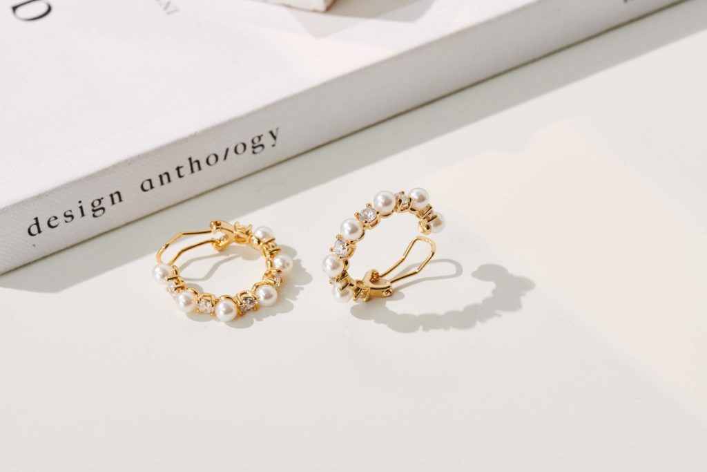 Eco安珂飾品，韓國耳環，夾式耳環，珍珠耳環，耳骨夾，珍珠耳骨夾