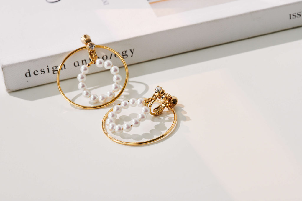 Eco安珂飾品，韓國耳環，夾式耳環，針式耳環，垂墜耳環，圓圈耳環，珍珠耳環