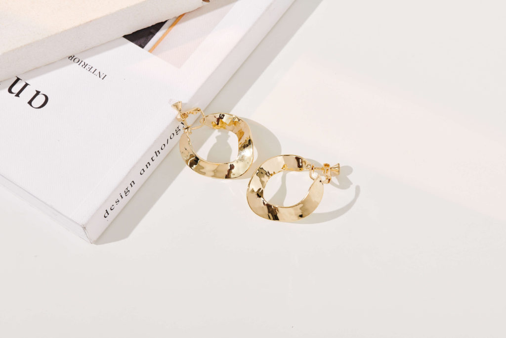 Eco安珂飾品，韓國耳環，夾式耳環，大耳環