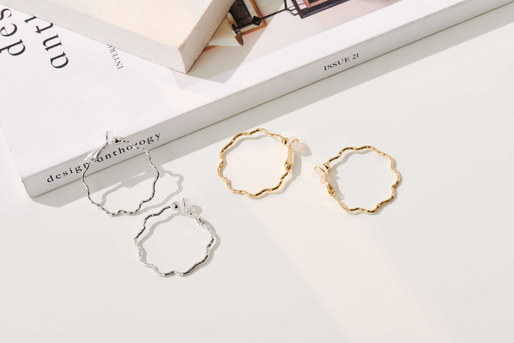 Eco安珂飾品，韓國耳環，垂墜耳環，圓圈耳環