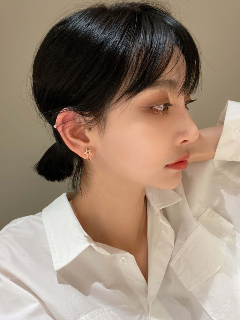 Eco安珂飾品，韓國耳環，夾式耳環，小耳環，星星耳環