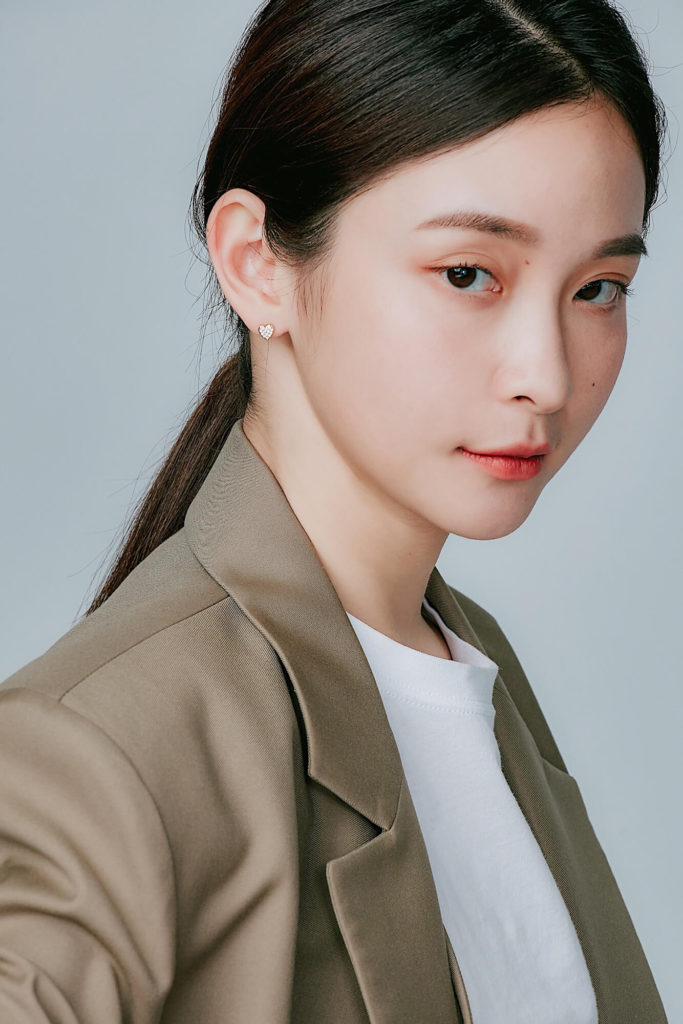 不對稱耳環，韓國飾品