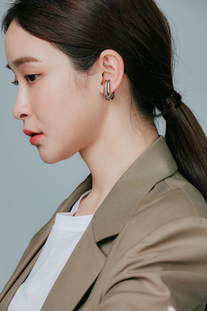Eco安珂飾品,韓國飾品,韓國耳環,韓國耳骨夾,夾式耳環,耳骨夾,耳釦,耳骨耳環,耳窩耳環,耳骨夾搭配