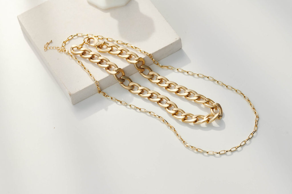 Eco安珂飾品，韓國飾品，項鍊，多圈項鍊、 鎖鏈項鍊