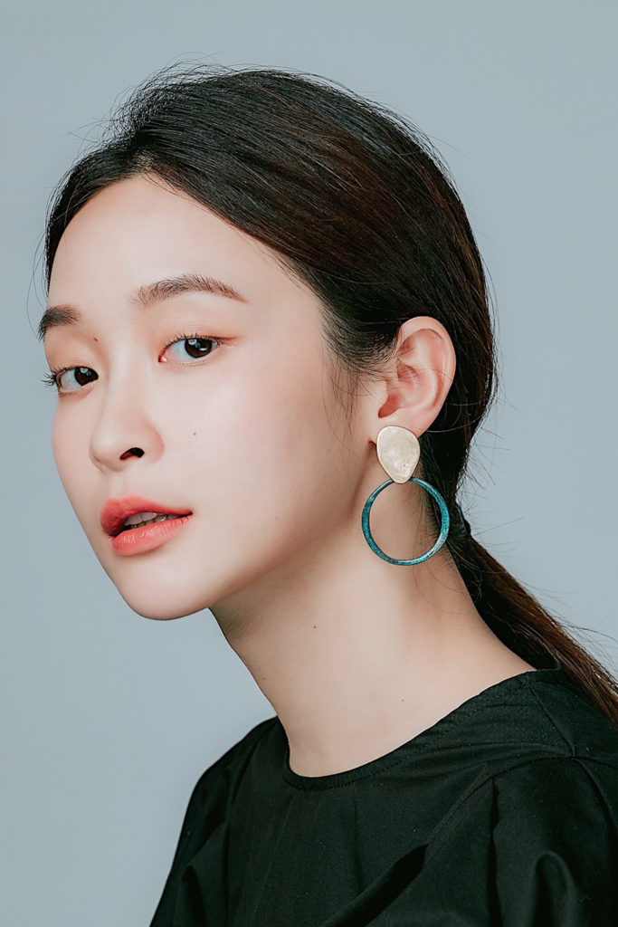 Eco安珂飾品，韓國耳環，夾式耳環，圓形耳環