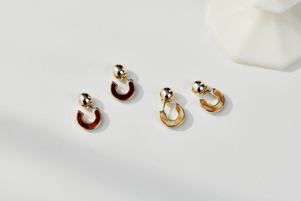 Eco安珂，C圈耳環，韓國飾品