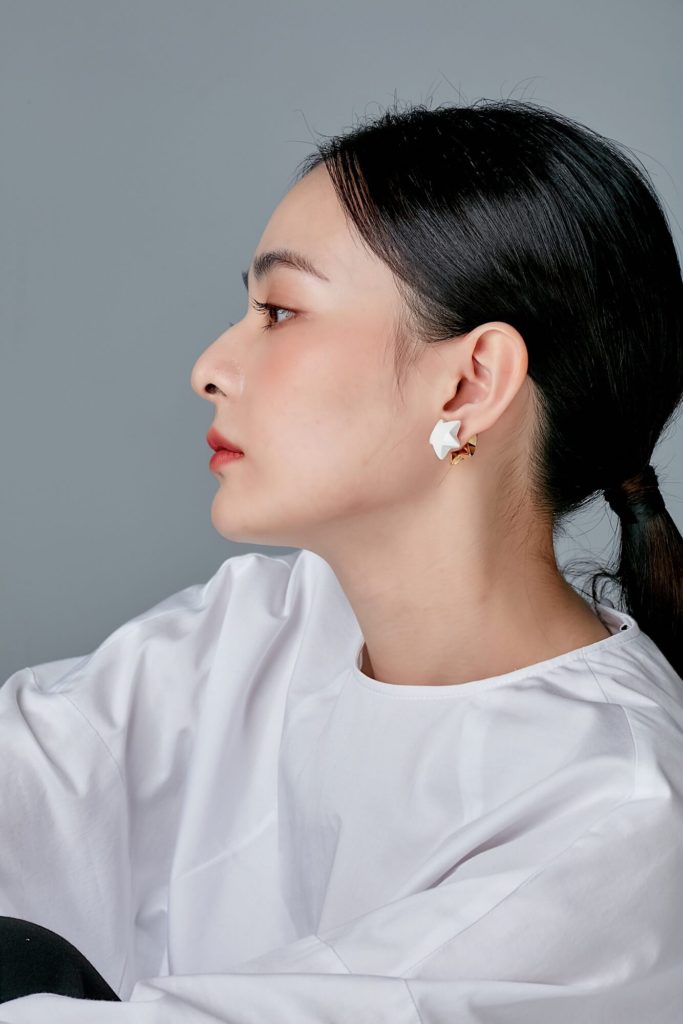 Eco安珂，星星耳環，韓國飾品
