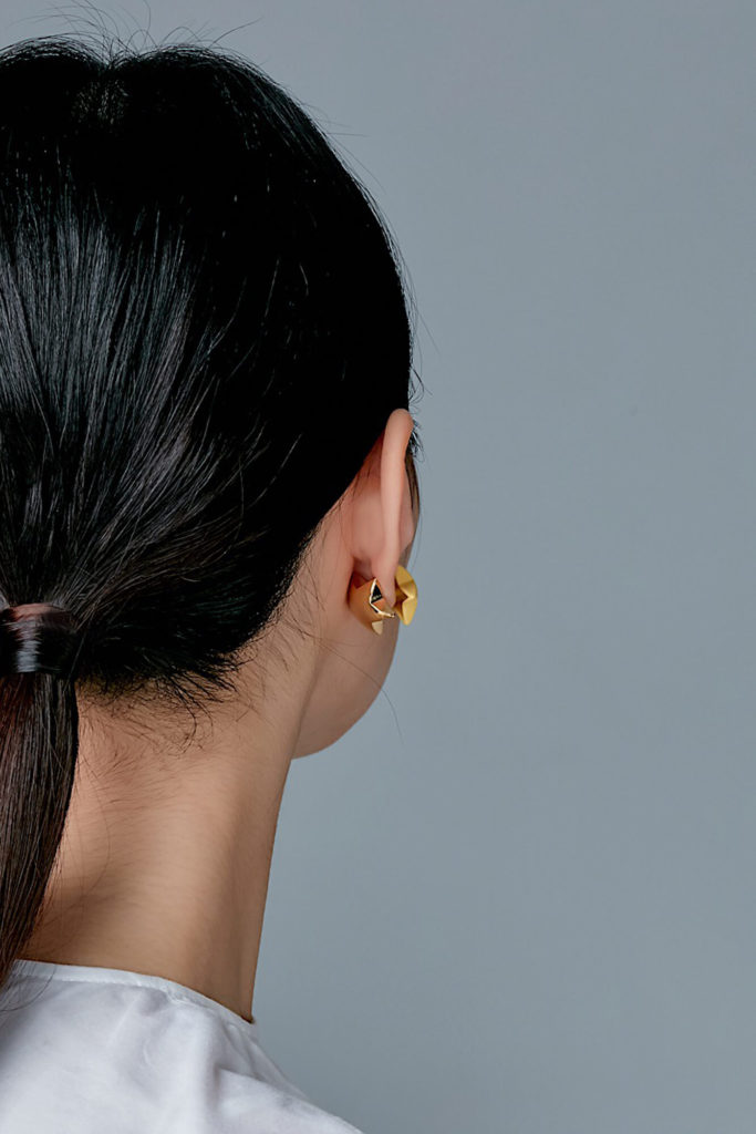 Eco安珂，星星耳環，韓國飾品，黃色耳環