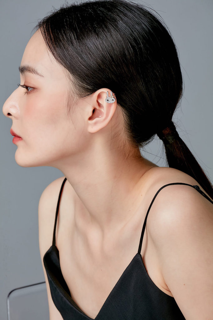 Eco安珂飾品，韓國耳環，耳骨耳環，童趣耳環，兔子耳環