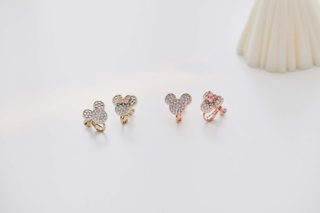 Eco安珂飾品，韓國耳環，夾式耳環，童趣耳環，米奇米妮耳環