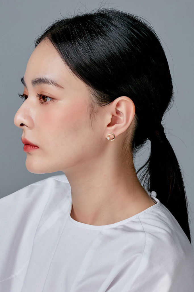 Eco安珂飾品,韓國耳環,珍珠耳環,珍珠飾品,小耳環,貼耳耳環