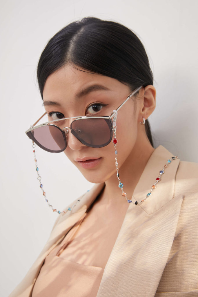 Eco安珂飾品，眼鏡鍊，彩色眼鏡鍊，透明感眼鏡鍊