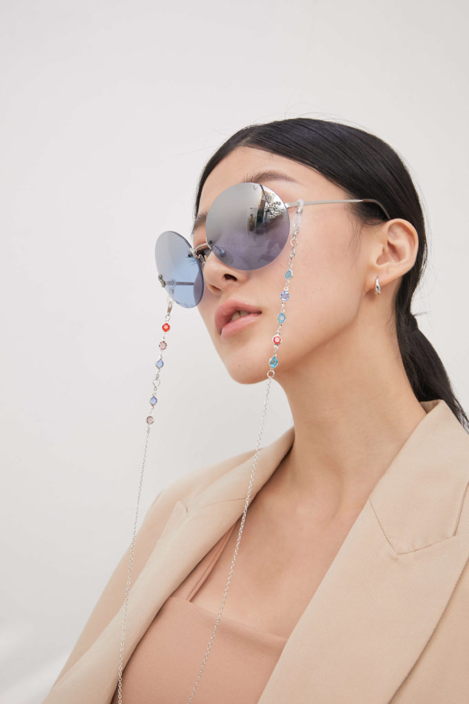 Eco安珂飾品，眼鏡鍊，彩色眼鏡鍊，透明感眼鏡鍊