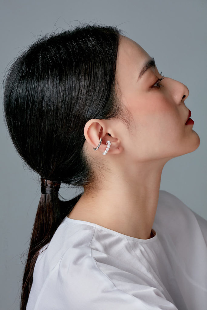 Eco安珂飾品,韓國耳環,韓國耳骨夾,夾式耳環,耳骨夾,耳釦,耳骨耳環,耳窩耳環,珍珠耳環,珍珠耳骨夾