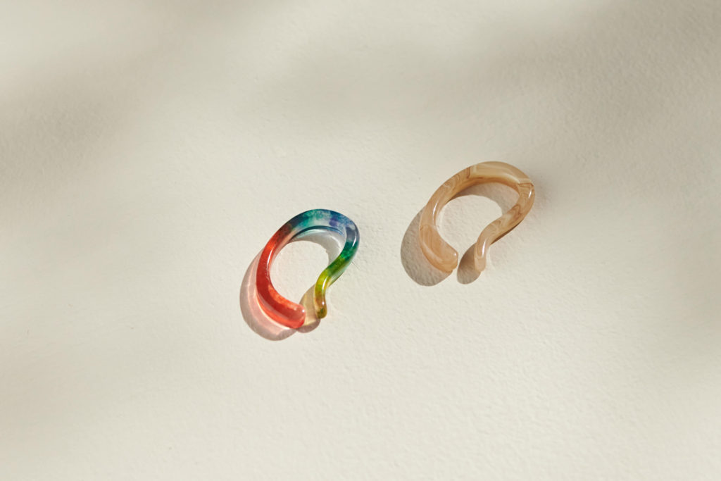 Eco安珂飾品，韓國耳環，夾式耳環，彩色耳環，糖果色飾品，耳骨耳環
