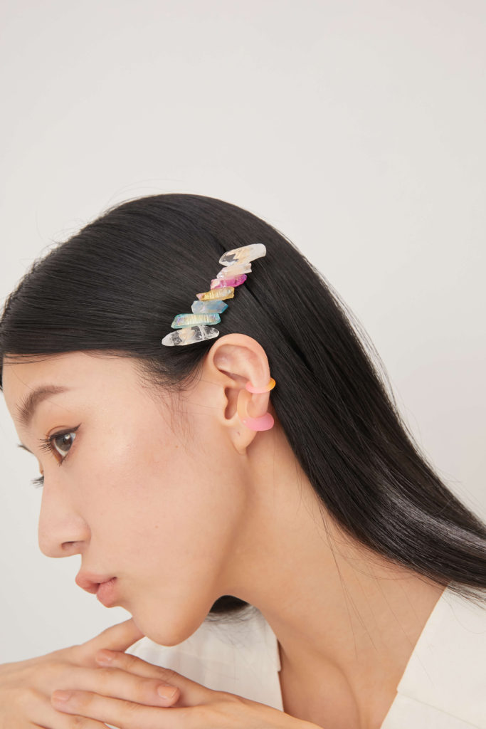 Eco安珂飾品，韓國耳環，髮夾，彩色髮夾