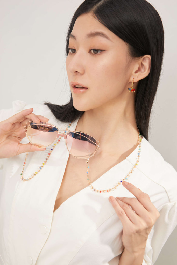 Eco安珂飾品，韓國飾品，彩色眼鏡鍊，眼鏡鍊