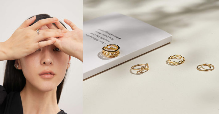 Eco安珂飾品，韓國耳環，夾式耳環，耳骨夾，耳釦、 耳骨耳環，戒指