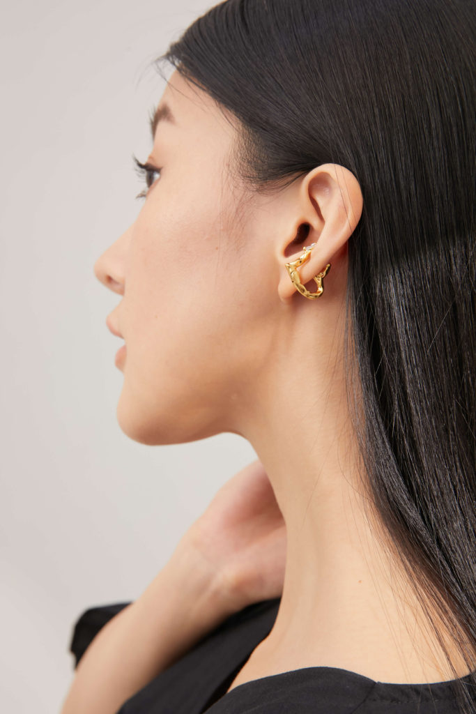 Eco安珂飾品，韓國耳環，夾式耳環，耳骨夾，耳釦、 耳骨耳環，愛心耳環