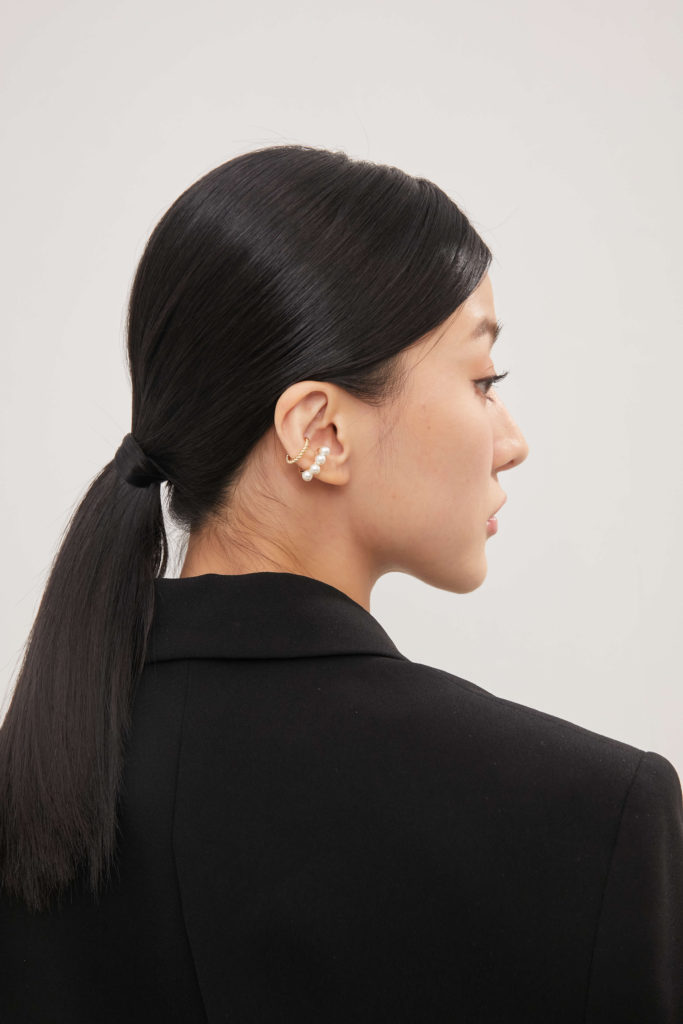 Eco安珂飾品，韓國耳環，夾式耳環，珍珠耳環，珍珠耳骨耳環，耳骨夾