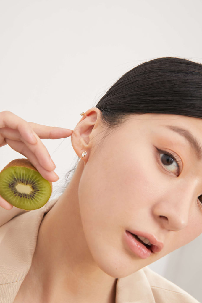 Eco安珂飾品，韓國飾品，鋯石耳環，夾式耳環，耳骨耳環，耳骨夾