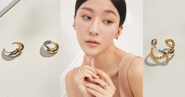 金銀飾品，韓國飾品，金銀雙色飾品，Eco安珂