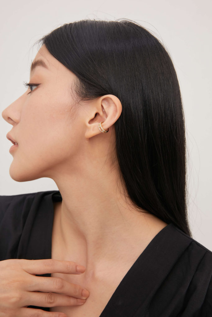 Eco安珂飾品,韓國耳環,韓國耳骨夾,夾式耳環,耳骨夾,耳釦,耳骨耳環,耳窩耳環,鑽耳骨夾
