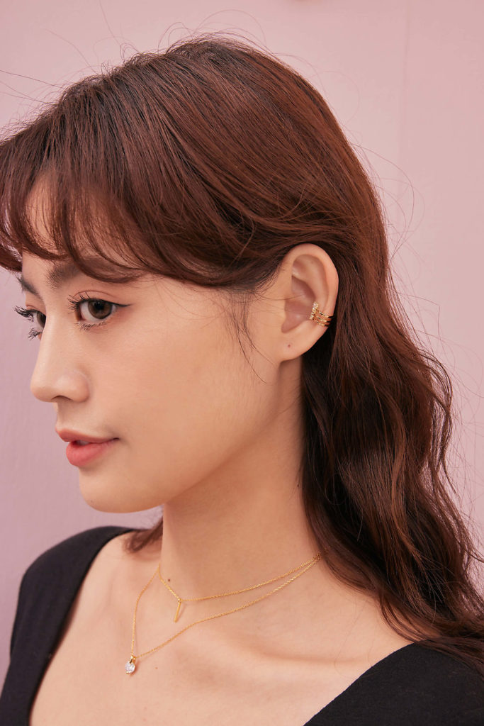 Eco安珂飾品，韓國耳環，夾式耳環，花朵耳環，花朵飾品，耳骨耳環