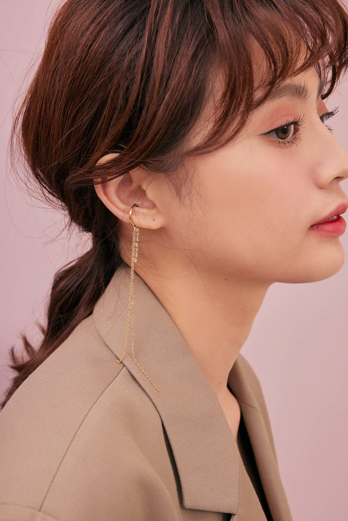 Eco安珂飾品，韓國耳環，夾式耳環，垂墜耳環，耳骨夾