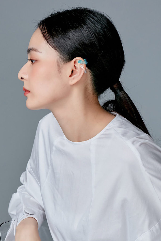 透明耳環，透明耳骨夾，透明感飾品，韓國飾品，ECO安珂