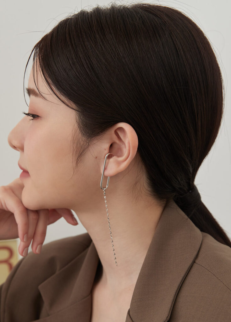 微華麗飾品，耳骨耳環，夾式耳環，韓國飾品，耳骨夾