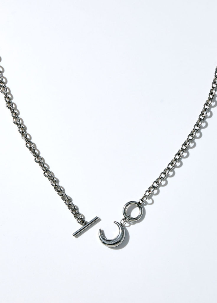 項鍊，月亮飾品