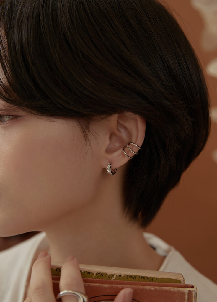 耳骨夾，耳骨耳環，韓國飾品，ECO安珂