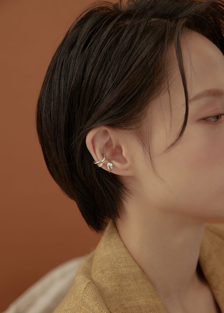 Eco安珂飾品，韓國耳環，925純銀飾品，925純銀耳骨夾，純銀飾品