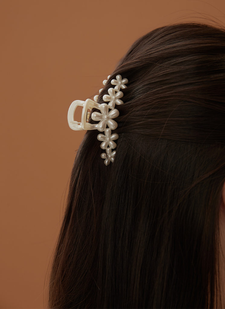 髮夾，髮飾，韓國髮飾，珍珠髮夾，鯊魚夾，珍珠鯊魚夾