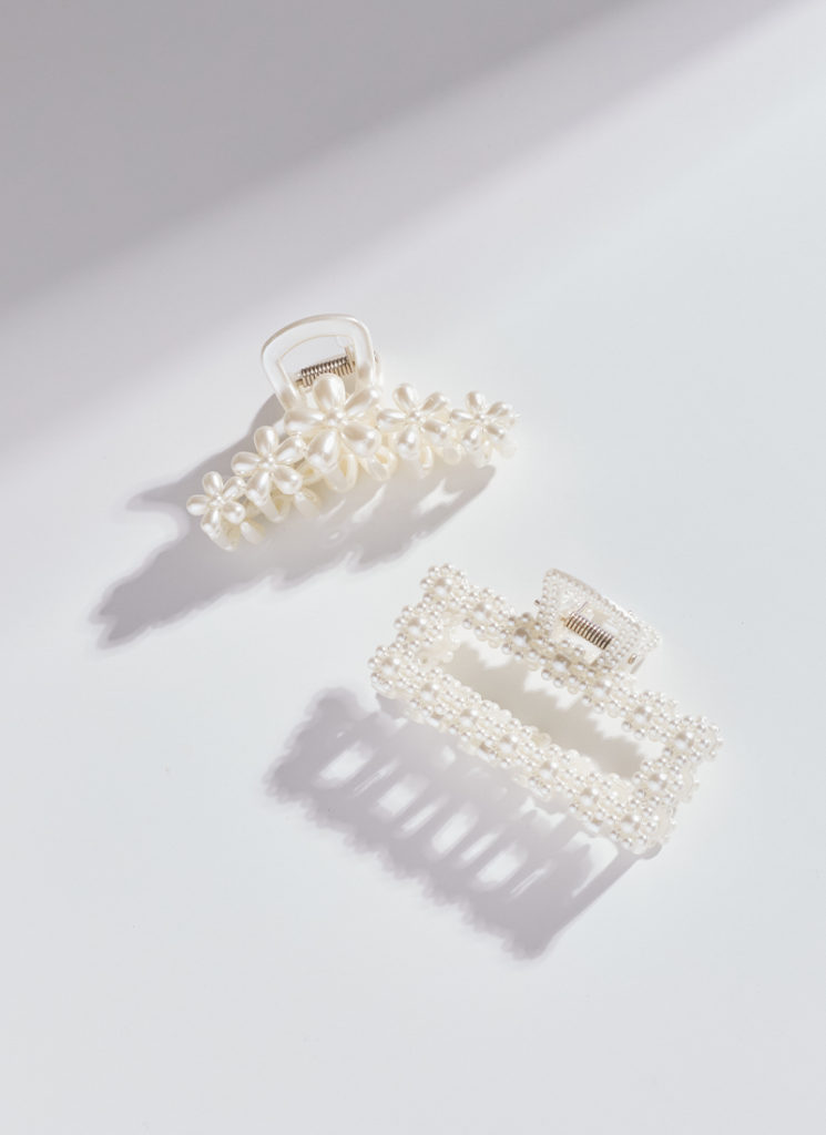 髮夾，髮飾，韓國髮飾，珍珠髮夾，鯊魚夾，珍珠鯊魚夾