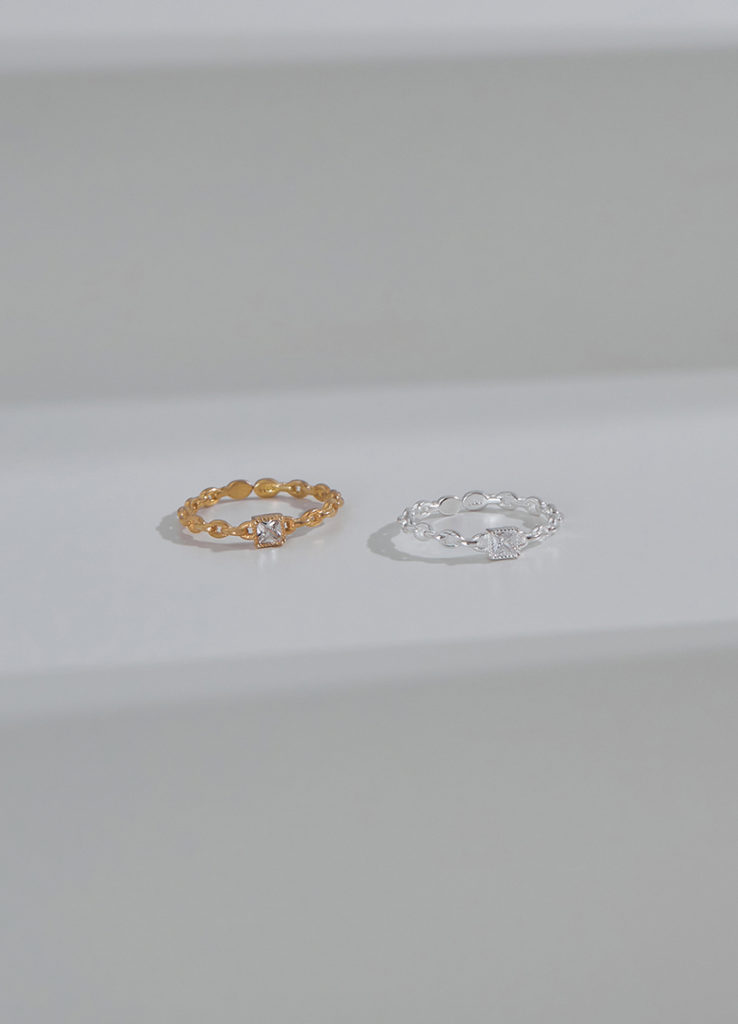 戒指，小飾品，韓國飾品，Eco安珂，純銀戒指