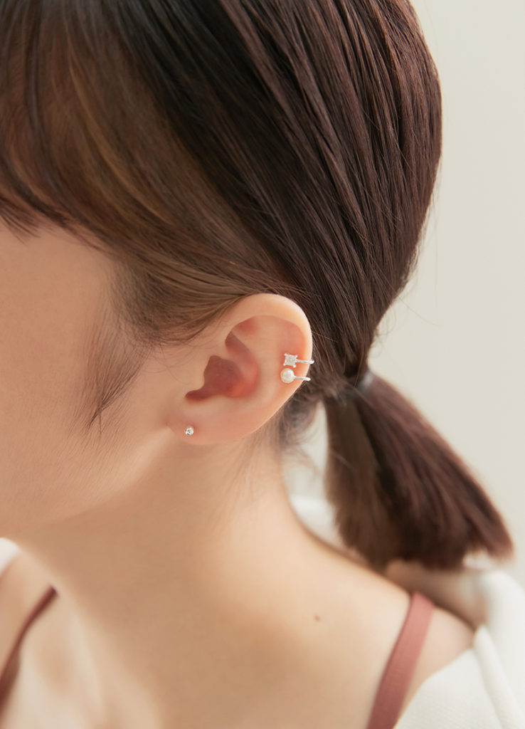 小飾品，韓國飾品，Eco安珂，純銀耳環，耳骨夾