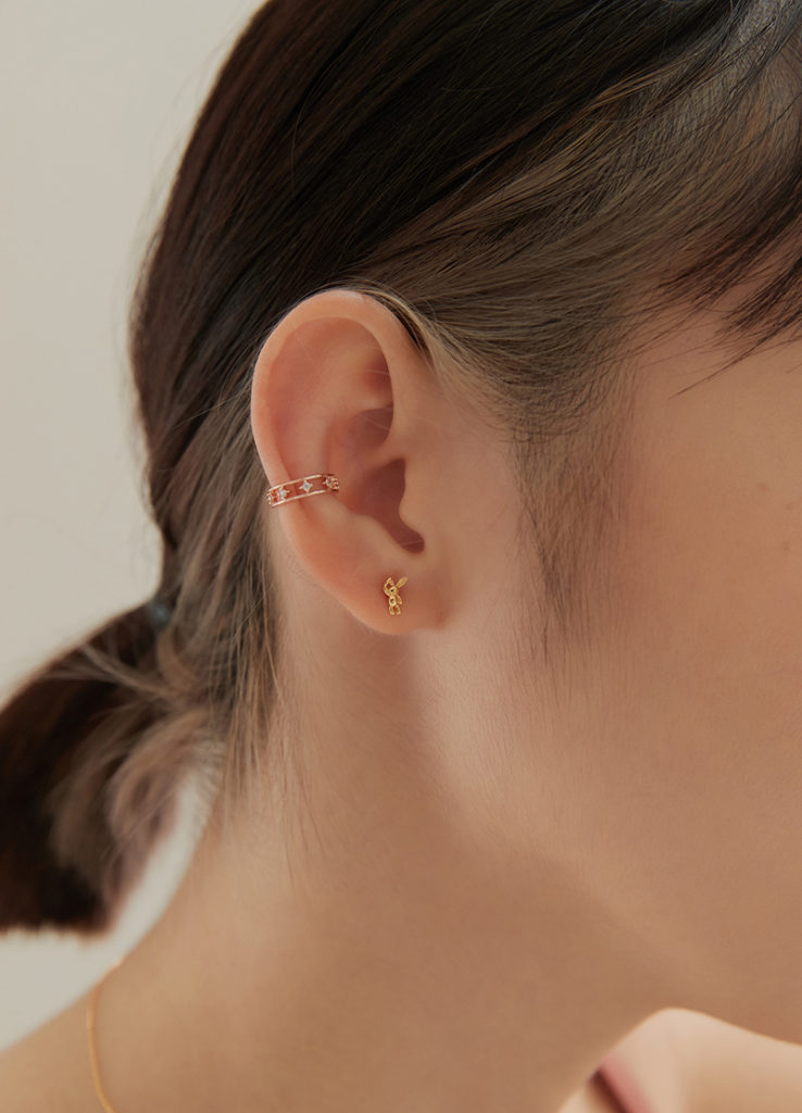 小飾品，韓國飾品，Eco安珂，兔子耳環，純銀耳環，耳骨釘