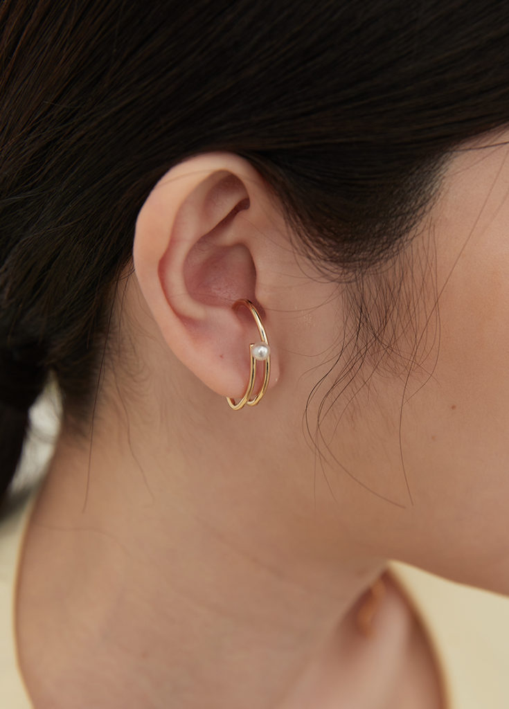 Eco安珂飾品，韓國耳環，夾式耳環，OL耳環，珍珠耳環，珍珠耳骨耳環