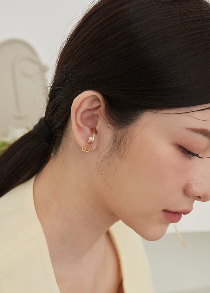 Eco安珂飾品，韓國耳環，夾式耳環，OL耳環，珍珠耳環，珍珠耳骨耳環