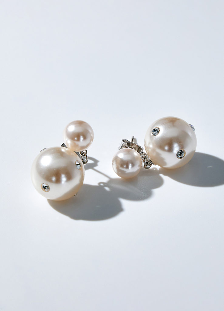 Eco安珂飾品，韓國耳環，夾式耳環，婚宴系列，鑽飾耳環，珍珠耳環 