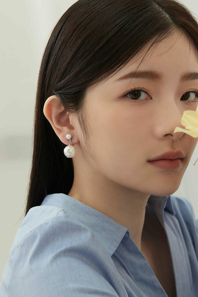 Eco安珂飾品，韓國耳環，夾式耳環，婚宴系列，鑽飾耳環，珍珠耳環 