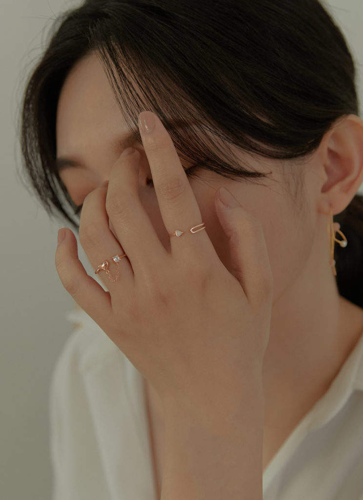 Eco安珂飾品，韓國耳環，925純銀飾品，純銀戒指