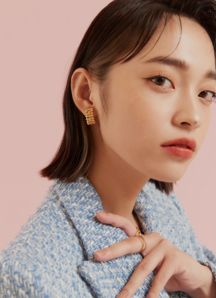 Eco安珂飾品，韓國耳環，OL耳環，微華麗耳環，Ｃ圈耳環