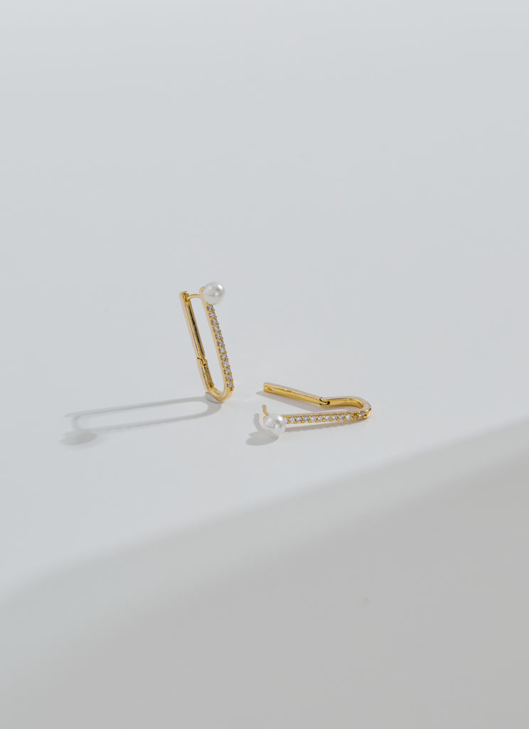 Eco安珂飾品，韓國耳環，OL耳環，微華麗耳環，珍珠耳環