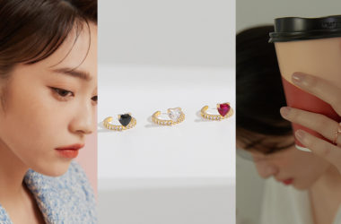 Eco安珂飾品，韓國耳環，夾式耳環，小耳環，花朵耳環，純銀耳環