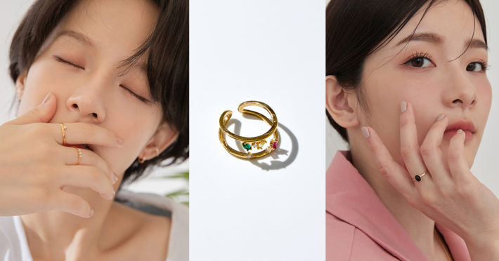 Eco安珂飾品，韓國飾品，戒指，尾戒，戒指求好運，尾戒，純銀戒指，愛心戒指